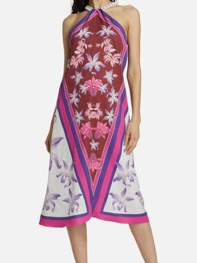 No Pise La Grama Women's Pink Dreamy Scarf Dress Size 4